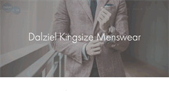 Desktop Screenshot of kingsize-menswear.co.uk